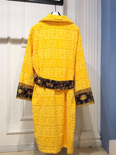 versace robe yellow